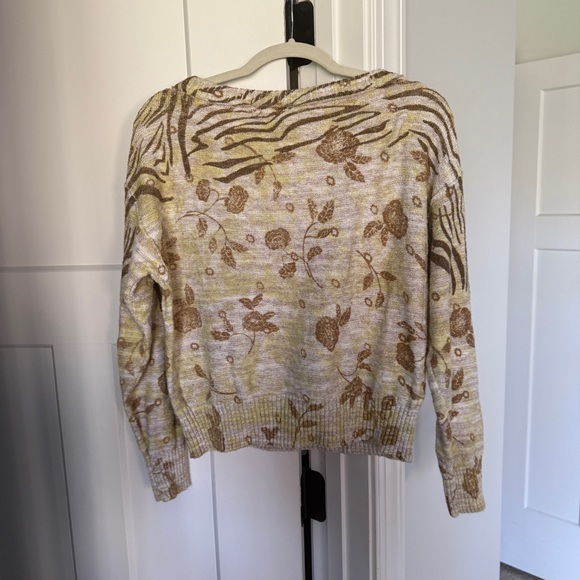 Pilcro Anthropologie Sweater Yellow Knit Pullover - Picture 7 of 7
